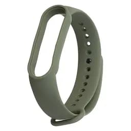 Силіконовий ремінець для фітнес браслетів Xiaomi Mi Band 3/4, Silicone, khaki, зі зручною застібкою, на фітнес трекер та смарт годинник, ArmorStandart (ARM51838)