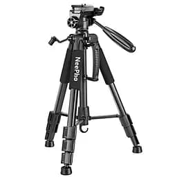 Штатив NeePho NP-910A для зйомки 57-210см з розборним тримачем у чохлі Black