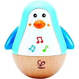 Деревянная погремушка-неваляшка Hape Пингвинчик (E0331)