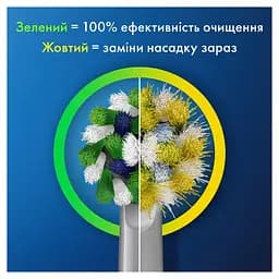 Зубна електрощітка Braun Oral-B Pro1 D305.513.3 CrossAction Caribbean Blue - мініатюра 5