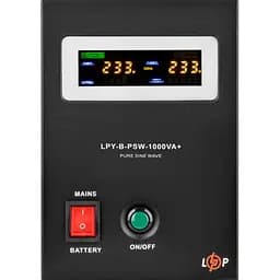 Джерело безперебійного живлення [ДБЖ] LogicPower LPY-B-PSW-1000VA 12V + АКБ LPM-MG 12V - 100 Ah [20339] [110334] - мініатюра 2