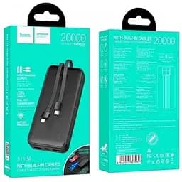 Зовнішній акумулятор Hoco J118A Speed ​​energy з вбудованим кабелем 20000mAh - мініатюра 4