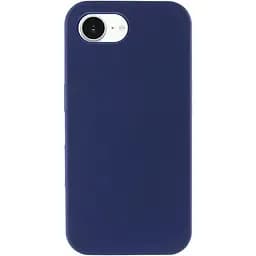 Чохол Epik Silicone Case Full Protective AA NO LOGO для Apple iPhone 16e 6.1 Синій/Deep navy