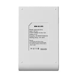 Джерело безперебійного живлення Mini UPS WGP UPS103A White 10400mAh 5V/9V/12V, Li-ion 4*2.6Ah, для роутера та оптичного терміналу (42-00256) - мініатюра 5