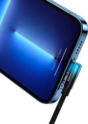 Кабель Baseus MVP 2 USB Type-C - Lightning (M/M), 20W, 1 м Black/Blue (CAVP000221) - мініатюра 3