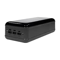 Повербанк 50000mAh Power Bank Kraft KPB-1650L Black 2 світлодіоди (43-00055) - мініатюра 2