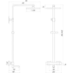 Душова система Globus Lux VAN-GLQ-0041T-BB - мініатюра 5