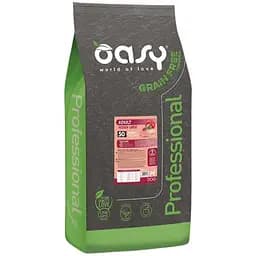 Беззерновий сухий корм Oasy Dog Grain Free Adult Medium/Large для дорослих собак середніх та великих порід індичка з яблуком та журавлиною 18 кг