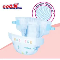 Підгузки на липучках GOO.N Plus для новонароджених NB (до 5 кг) 152 шт. - мініатюра 7