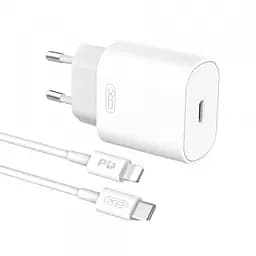 Зарядное устройство комплект с кабелем XO L91 25 W Адаптер питания быстрый USB-C iPhone