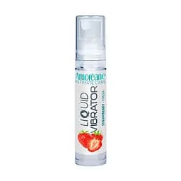 Рідкий вібратор Amoreane Strawberry 10 мл