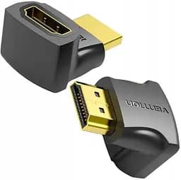 Переходник Vention HDMI Male to HDMI Female 270° Black (AINB0-2) 2 штуки