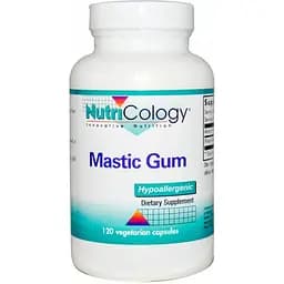 Смола смазочного дерева Nutricology Mastic Gum 120 капсул