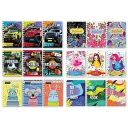 Блокнот Апельсин А6 Б-П6-40 40 аркушів пружина збоку         