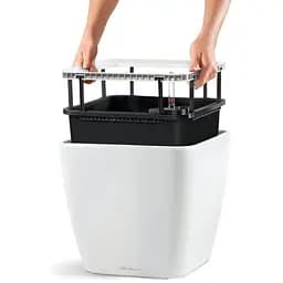 Вазон Lechuza Quadro Premium LS 28 антрацит (16143) - мініатюра 8