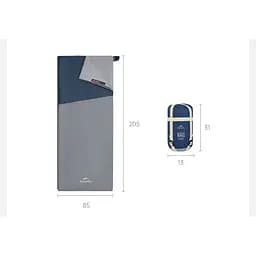 Спальний мішок Naturehike LW180 CNK2550WS026 Sunny Day PL01, (14°C) XL коричневий - мініатюра 4