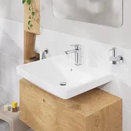 Змішувач для умивальника M-розміру Grohe Cubeo 1017490000 Хром - мініатюра 6