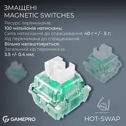 Клавіатура GamePro Asgard Valhalla MAX 75% Magnetic switches (MK160B MAX) - мініатюра 14