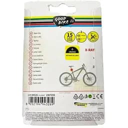 Ліхтарик блимавка світлодіодний Good Bike X-Ray 15 LED червоне світло 2 режими (94326-IS) - мініатюра 7