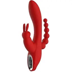 Вибратор-кролик Dreamtoys Hera 21 см красный