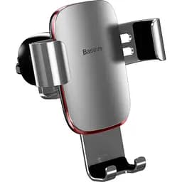 Автотримач Baseus Metal Age 2 Gravity Car Mount Air Outlet Version Silver (SUJS000012) [104434] - мініатюра 3