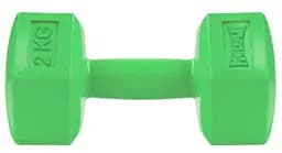 Гантель композитна PowerPlay 4124 Hercules 2 кг Зелена 1 шт (PP_4124_2kg)