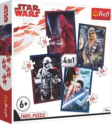 Набор Пазлы - (4в1) - "Готов к бою" / Дисней "Звездные войны эпизод 8"
