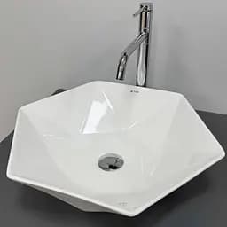 Умивальник VBI Rocazzo white накладний VBI-012624, Білий