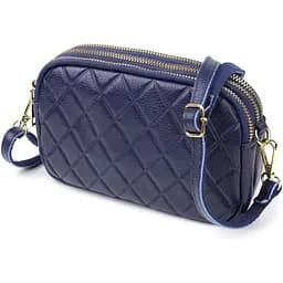 Кожаная сумка Vintage на три отделения для женщин 19х12х6.5 см sum0027598