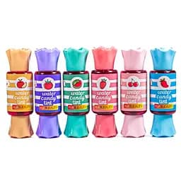 Тинт для губ глянцевый на водной основе Huda Beauty Water Candy Tint Fruit Flavor микс 6шт. 10 мл