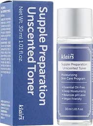 Пом'якшувальний тонер для обличчя Klairs Supple Preparation Unscented Toner 30 мл - мініатюра 2