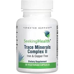 Комплекс микроэлементов без железа и меди Seeking Health Trace Minerals Complex II Iron&Copper Free 30 вегетарианских капсул