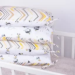 Подушка-борт MirSon Kids Time 18-0003 Pinokio захисна біла 4 шт. - мініатюра 4