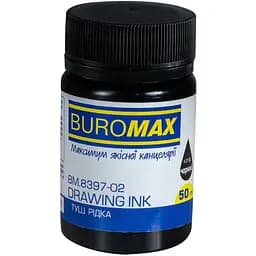 Туш для каліграфічного письма Buromax 50 мл чорна (BM.8397-02)