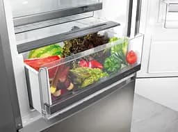Холодильник Gorenje з нижн. мороз. камерою, 186х59х60см, 2 дв., Х-207л, М-97л, A+, NoFrost Plus, Fresh zone, дозатор для води, нерж - мініатюра 3