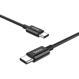 Кабель Hoco X23 Skilled type-c to type-c charging data cable Черный