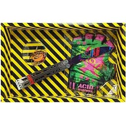 Набір сувенірних дерев'яних ножів Сувенір-декор Box Метелик Збій BALZ-B