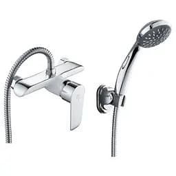 Смеситель для душа хром/белый Rj Fly RBZ084-5W Белый