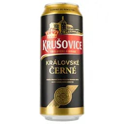 Уценка. Пиво Krusovice Cerne, темное, 3,8%, ж/б, 0,5 л (743431)