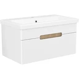 Тумба з умивальником Volle Solo 80 см Білий 1910.328007