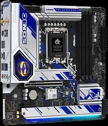Материнська плата ASRock B760M PG Sonic WiFi Socket 1700 - мініатюра 2