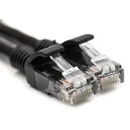 Патч-корд PowerPlant Cat5E UTP 35 м, чорний