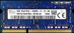 Оперативна пам'ять Hynix 4GB SODIMM DDR3 1600MHz HMT (HMT451S6AFR8A-PB)
