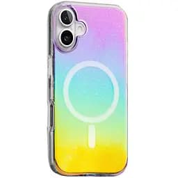 Чохол Epik TPU Galaxy Sparkle MagFit для Apple iPhone 16, 6.1 Chroma+Glitter