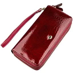 Жіночий клатч із двома відділеннями ST Leather 18907 бордовий