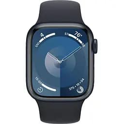 Смарт-годинник Apple Watch Series 9 GPS 41mm Midnight Aluminum Case w. Midnight Sport Band - M/L (MR8X3) - мініатюра 4