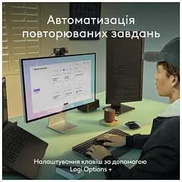 Клавіатура Logitech MX Keys S для MAC Bluetooth/Wireless UA Space Grey (920-011637) - мініатюра 7