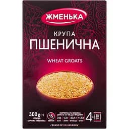 Крупа пшенична Жменька Полтавська в пакетиках 4 шт. x 75 г (389133)