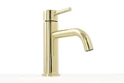 Змішувач для умивальника Rea Lungo light gold low золотий низький REA-B4520, Золотий - мініатюра 2