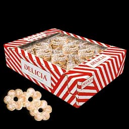 Печенье Delicia сдобное Домашнее с сахарной пудрой 0.9 кг